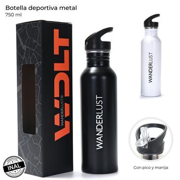 Botella Deportiva De Metal 750ml Wanderlust