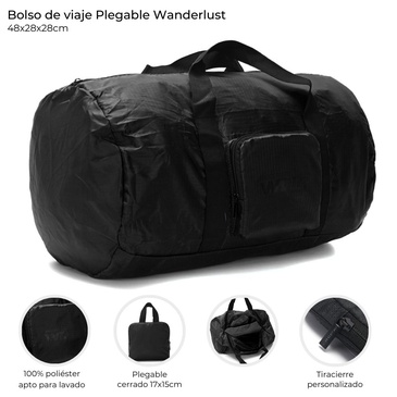 Bolso De Viaje  Plegable  Wanderlust