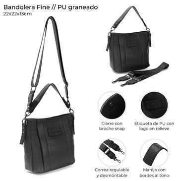 Cartera/ Bandolera Fine Doble Correa  - Skora
