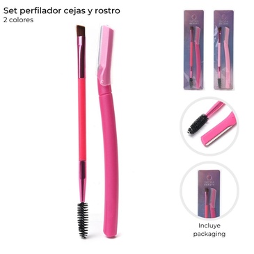 Set Perfilador De Cejas y Rostro x2 Uni. - Skora