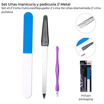 Set Uñas Manicura y Pedicuria  - Skora