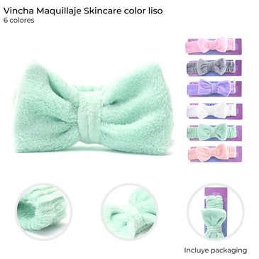 Venta por Mayor y Catalogo Vincha Skincare Skora