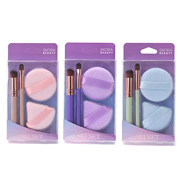 Set Blenders y Brocha Para Difuminar  Skora