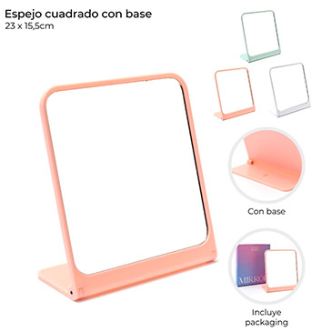 Espejos Cuadrados Con Base  - Skora