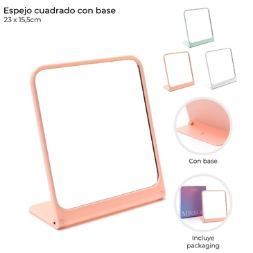 Espejos Cuadrados Con Base  - Skora