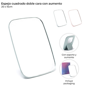 Espejo Cuadrado Doble Cara  - Skora