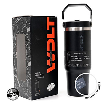 Vaso Termico Con Pico 900ml Wanderlust