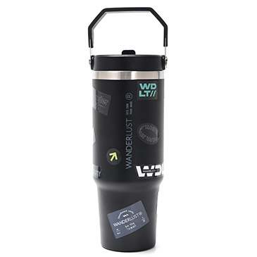 Vaso Termico Con Pico 900ml Incluye Stickers - Wanderlust