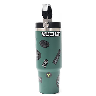 Vaso Termico Con Pico 900ml Incluye Stickers - Wanderlust