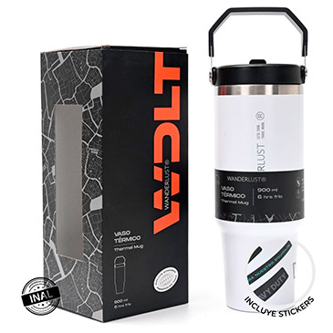 Vaso Termico Con Pico 900ml  Wanderlust