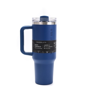 Vaso Termico Con Bombilla 1200ml - Wanderlust