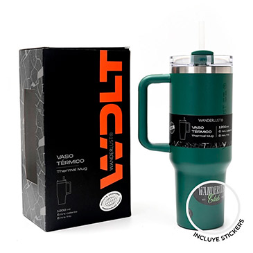 Vaso Termico Con Bombilla 1200ml Wanderlust