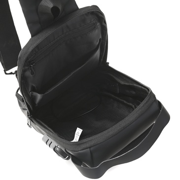 Morral Sling Engomado Con Cerradura y USB Tela Impermiable  - Wanderlust