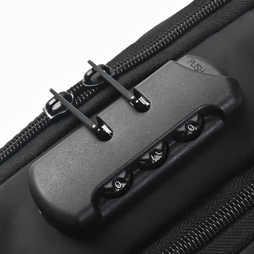 Morral Sling Tela Engomada Impermeable Con Cerradura - Wanderlust