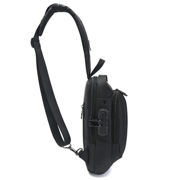 Morral Sling Tela Engomada Impermeable Con Cerradura - Wanderlust