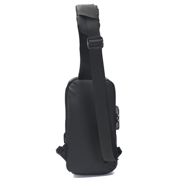 Morral Sling Tela Engomada Impermeable Con Cerradura - Wanderlust