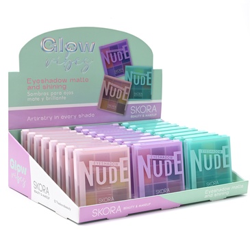 Sombras para ojos combinadas x 9 tonos - Skora