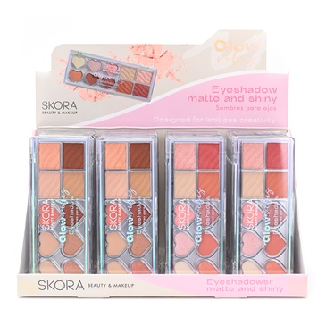 Sombras Para Ojos Combinadas x 10 Tonos - Skora