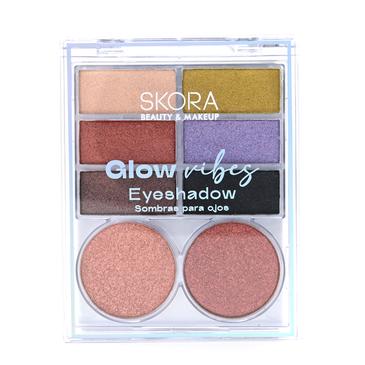 Sombras para ojos combinadas x 6 tonos - Skora