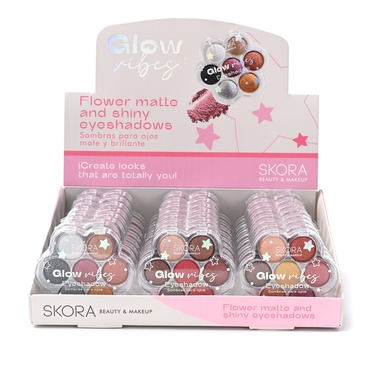 Sombras Para Ojos Flor Combinadas x 6 Tonos - Skora