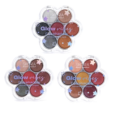 Sombras Para Ojos Flor Combinadas x 6 Tonos - Skora