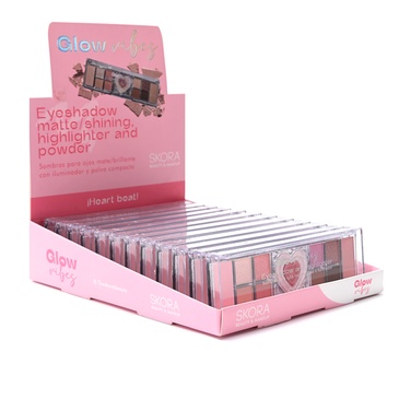 Sombras Para Ojos Combinadas x 12 Tonos - Skora