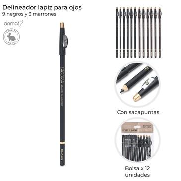 Delineador Lapiz para ojos con Sacapuntas Skora