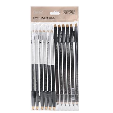 Delineador Lapiz para ojos duo con Sacapuntas - Skora