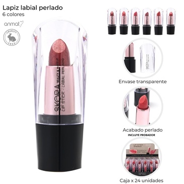 Lapiz Labial Perlado Skora