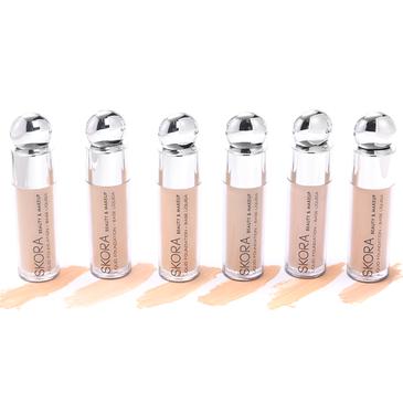 Maquillaje Fluido Con Aplicador Deluxe - Skora