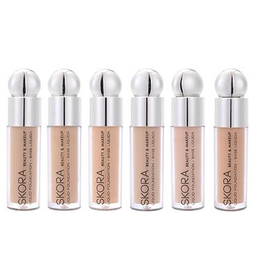 Maquillaje Fluido Con Aplicador Deluxe - Skora