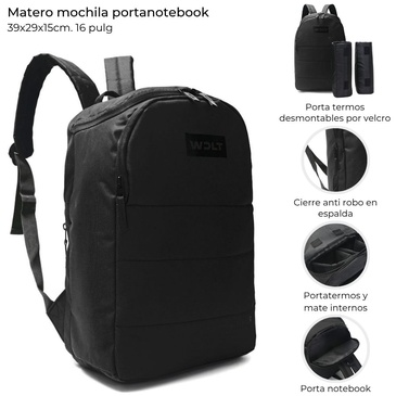 Mochila Matera Portanotebook 16 