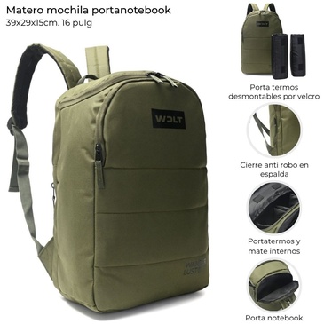 Mochila Matera Portanotebook 16 