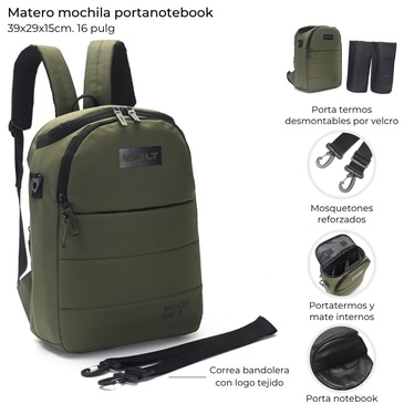 Mochila Matera Portanotebook 16 