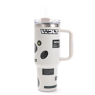 Vaso Termico Con Bombilla 1200ml  Incluye Stickers - Wanderlust
