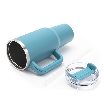 Vaso Termico Con Bombilla 1200ml  Incluye Stickers - Wanderlust