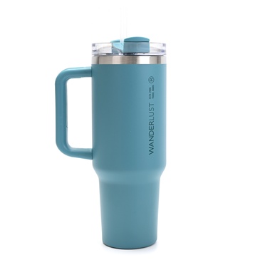 Vaso Termico Con Bombilla 1200ml  Incluye Stickers - Wanderlust