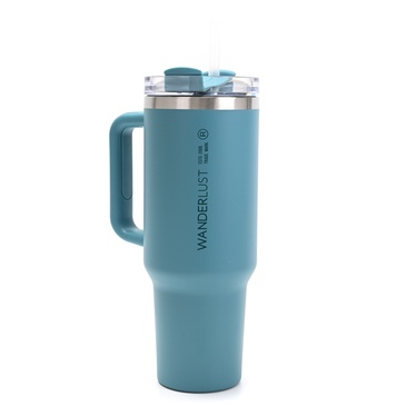 Vaso Termico Con Bombilla 1200ml  Incluye Stickers - Wanderlust
