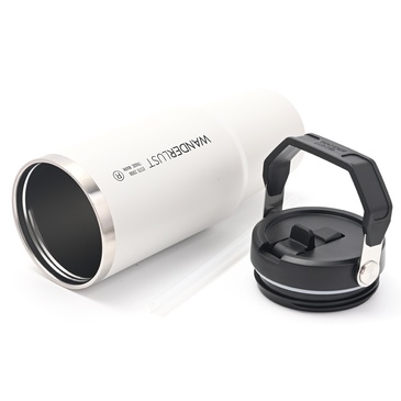 Vaso Termico Con Pico 900ML  Incluye Stickers - Wanderlust