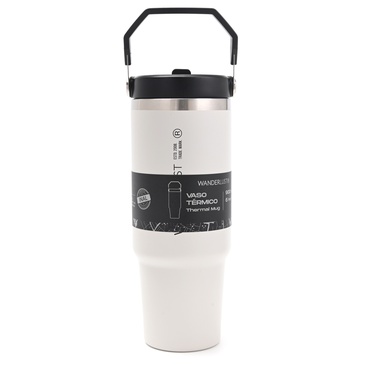 Vaso Termico Con Pico 900ML  Incluye Stickers - Wanderlust