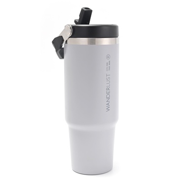 Vaso Termico Con Pico 900ML  Incluye Stickers - Wanderlust