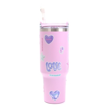 Vaso Termico Con Bombilla y Tapon Nube 1200ML - Skora