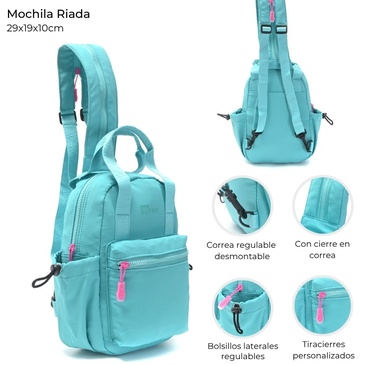 Mochila Riada Pockets Skora
