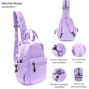 Mochila Riada Pockets Skora