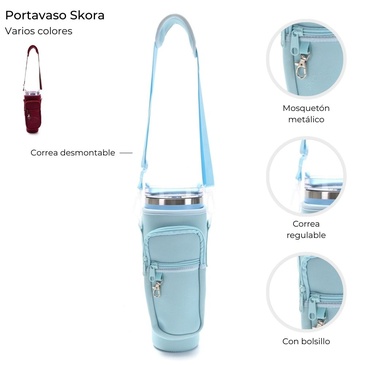 Portavaso Con Bolsillo  Skora