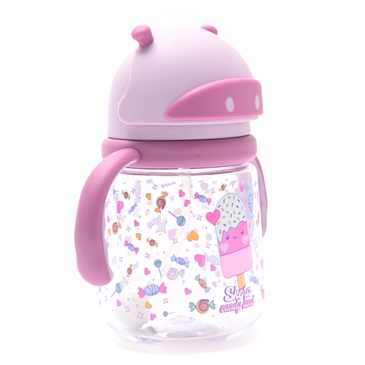 Vaso Infantil Con Sorbete y Agarre 350ML - Skora