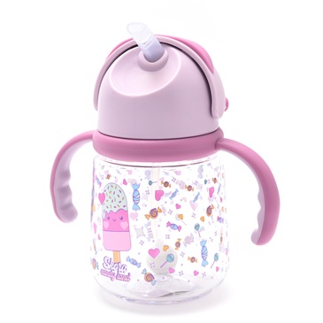 Vaso Infantil Con Sorbete y Agarre 350ML - Skora