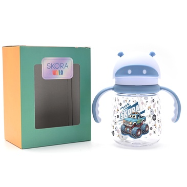 Vaso Infantil Con Sorbete y Agarre 350ML - Skora