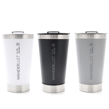 Venta por Mayor y Catalogo Vaso Pinta Con Tapa y Destapador 500ML Wanderlust