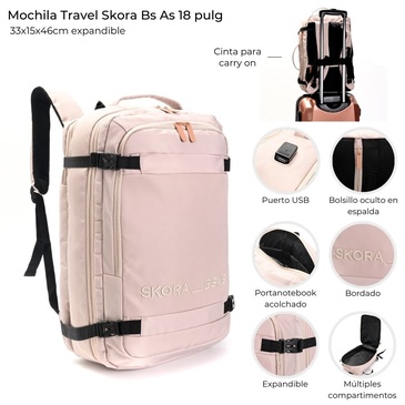 Venta por Mayor y Catalogo Mochila Travel 18 